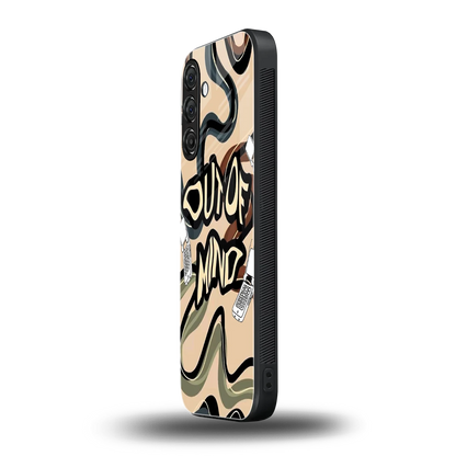 Outta Mind samsung galaxy m36 5g mobile cover | shockproof glass phone case