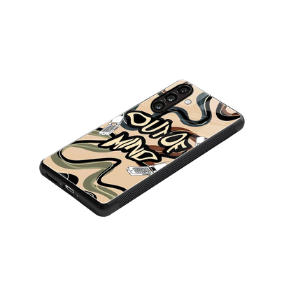 Outta Mind stylish phone case for samsung galaxy m36 5g | glossy glass and slim fit