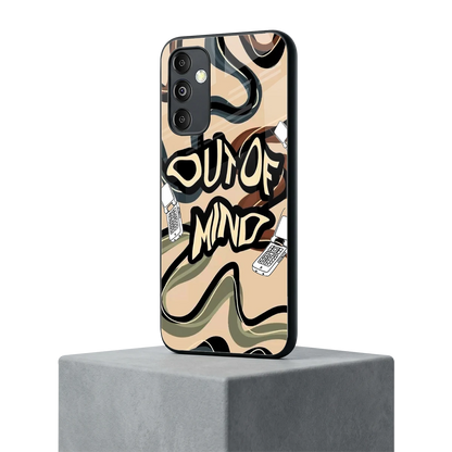 Outta Mind samsung galaxy m14 5g mobile cover | shockproof glass phone case