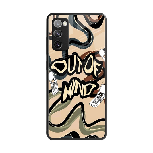 Outta Mind back phone cover | glass case for samsung galaxy s20 fe