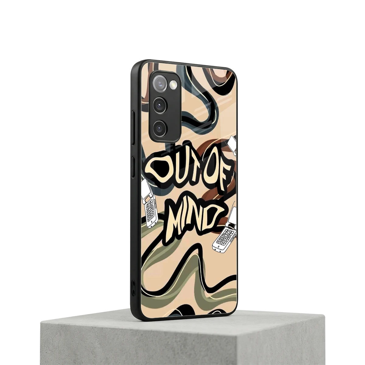 Outta Mind samsung galaxy s20 fe mobile cover | shockproof glass phone case
