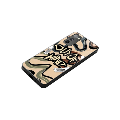 Outta Mind stylish phone case for samsung galaxy s20 fe | glossy glass and slim fit