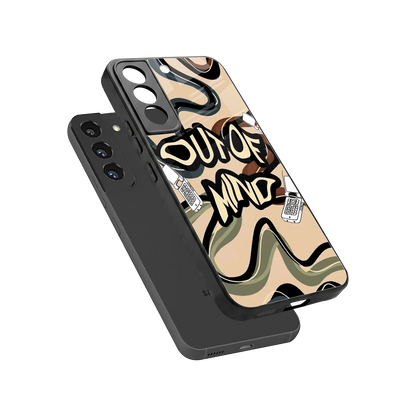 Outta Mind sleek samsung galaxy s22 cover with tempered glass back and TPU edges
