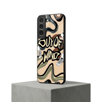 Outta Mind samsung galaxy s22 mobile cover | shockproof glass phone case