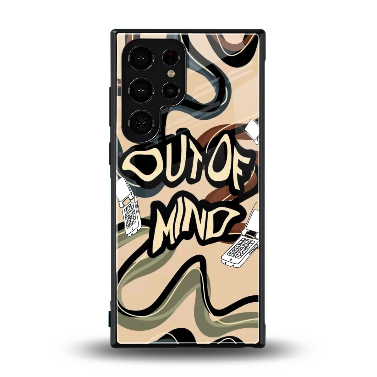 Outta Mind back phone cover | glass case for samsung galaxy s23 ultra
