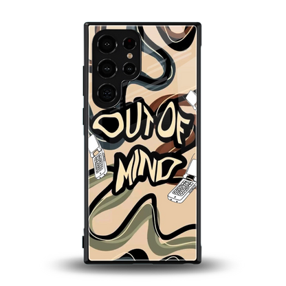 Outta Mind back phone cover | glass case for samsung galaxy s24 ultra