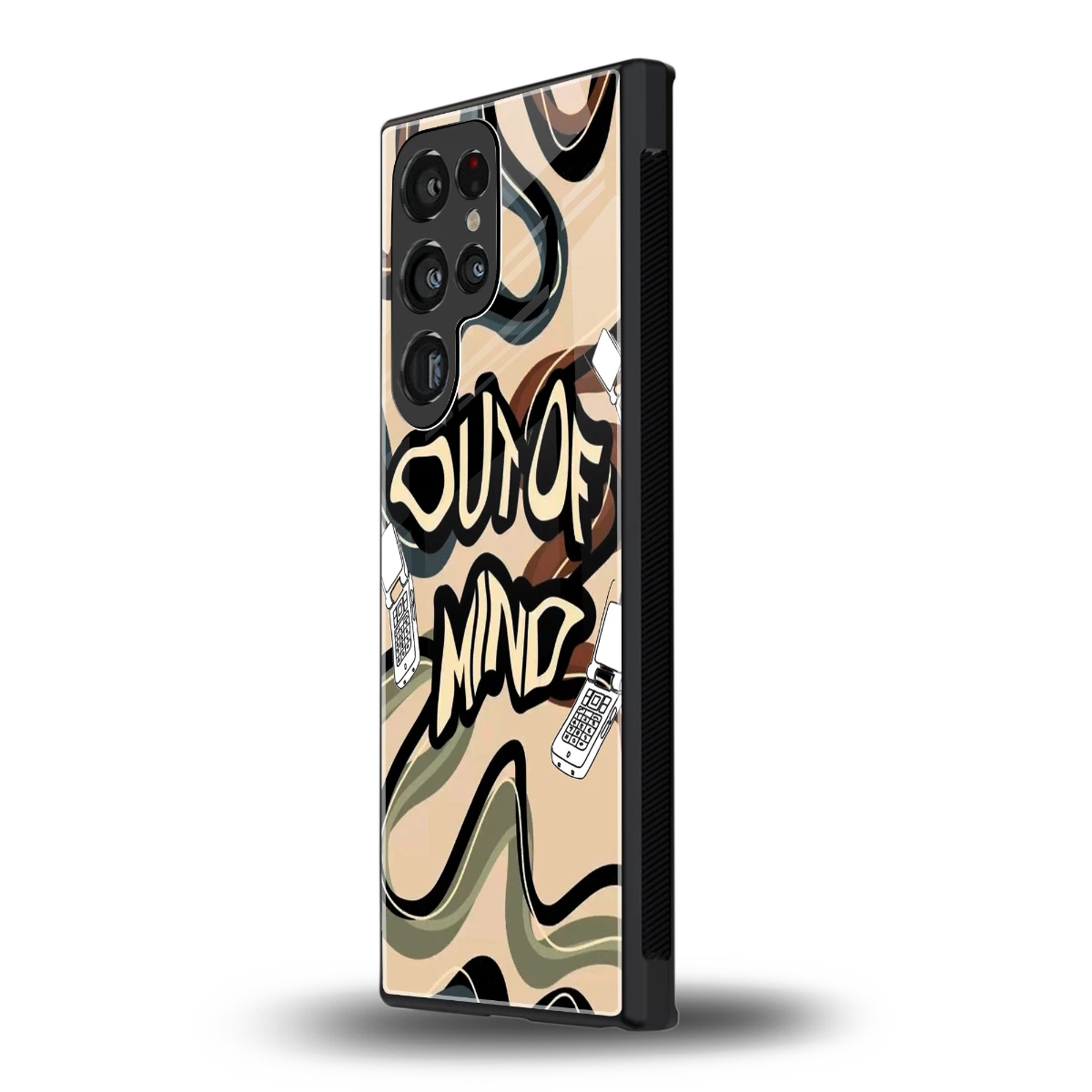 Outta Mind samsung galaxy s23 ultra mobile cover | shockproof glass phone case