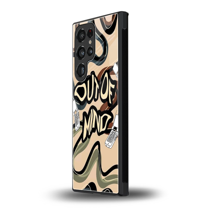 Outta Mind samsung galaxy s23 ultra mobile cover | shockproof glass phone case