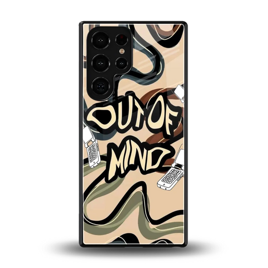Outta Mind back phone cover | glass case for samsung galaxy s25 ultra