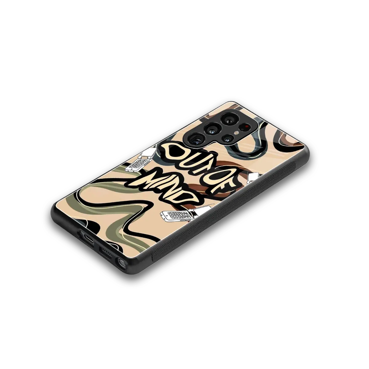 Outta Mind stylish phone case for samsung galaxy s26 ultra | glossy glass and slim fit