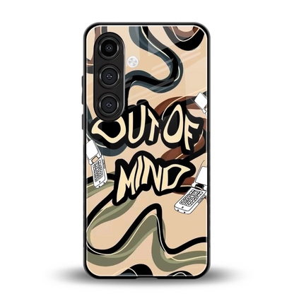 Outta Mind back phone cover | glass case for samsung galaxy s24