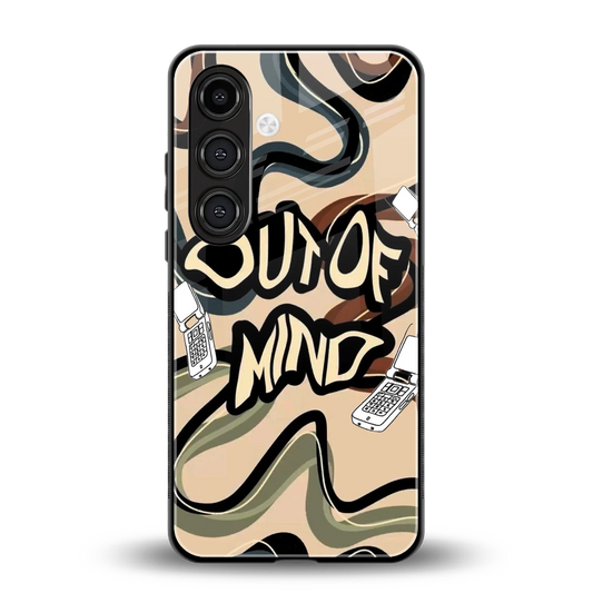 Outta Mind back phone cover | glass case for samsung galaxy s24