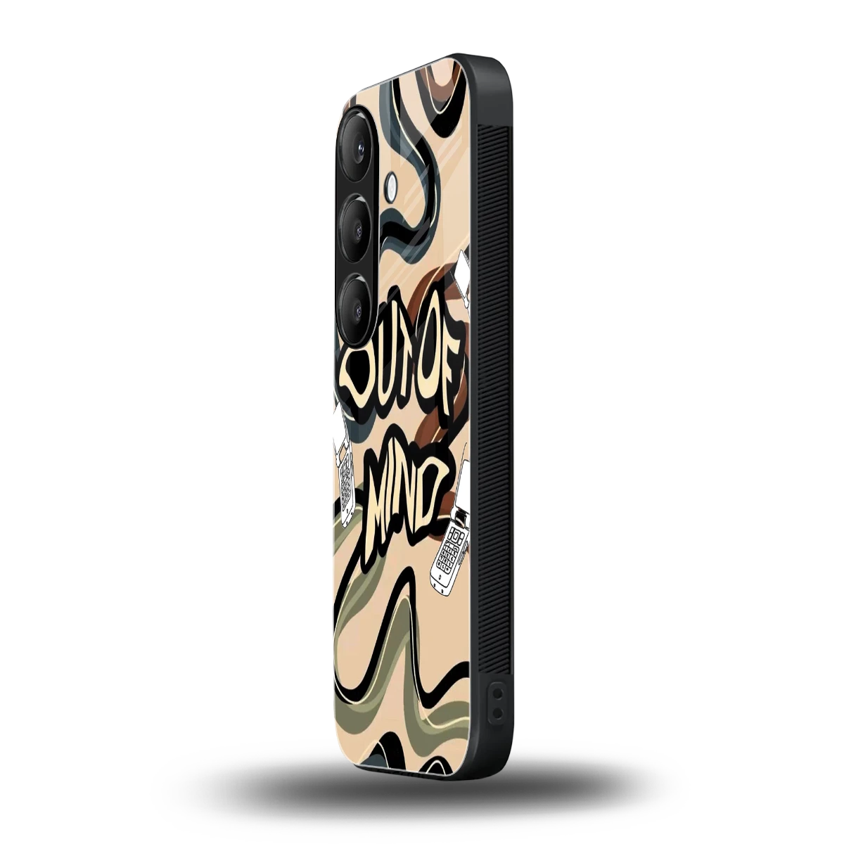 Outta Mind samsung galaxy s25 mobile cover | shockproof glass phone case