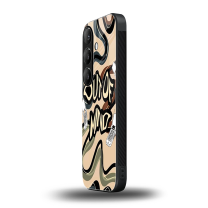 Outta Mind samsung galaxy s24 mobile cover | shockproof glass phone case