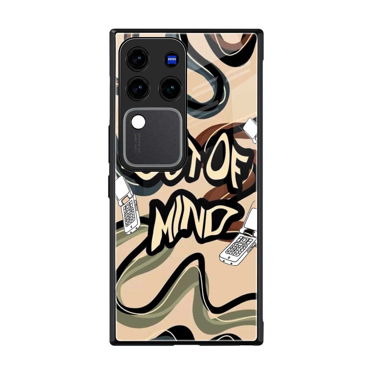 Outta Mind back phone cover | glass case forvivo v30 pro