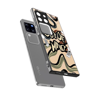 Outta Mind sleekvivo v30 pro cover with tempered glass back and TPU edges