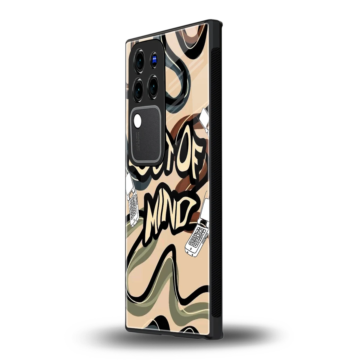 Outta Mindvivo v30 pro mobile cover | shockproof glass phone case