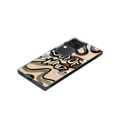 Outta Mind stylish phone case for vivo v30 | glossy glass and slim fit