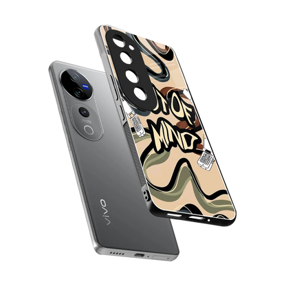 Outta Mind sleek vivo v40 pro cover with tempered glass back and TPU edges