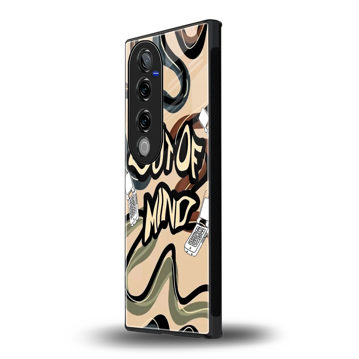 Outta Mind vivo v40 pro mobile cover | shockproof glass phone case