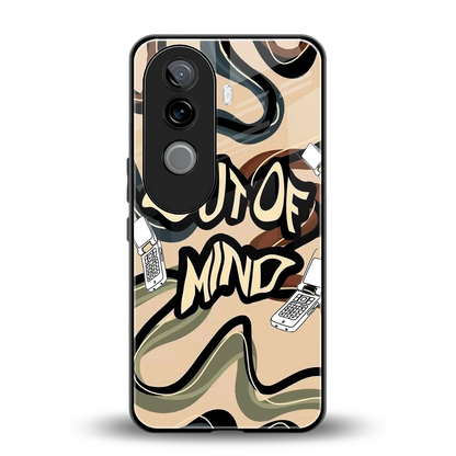 Outta Mind back phone cover | glass case for vivo v40e