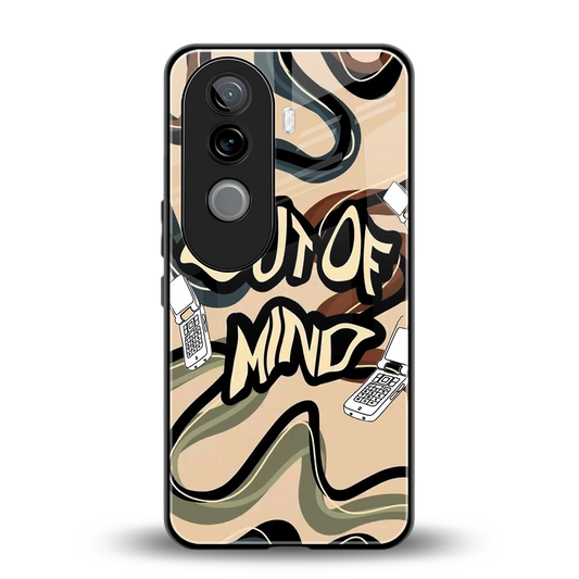 Outta Mind back phone cover | glass case for vivo v40e