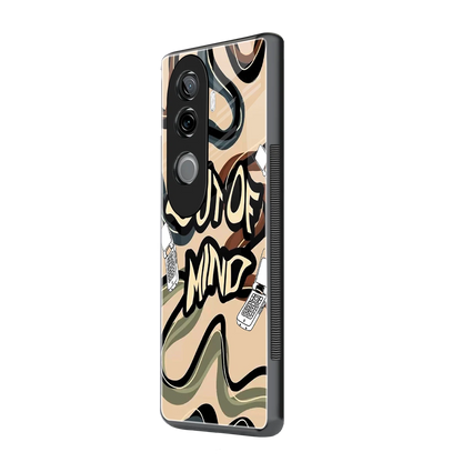 Outta Mind vivo v40e mobile cover | shockproof glass phone case