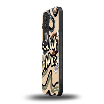 Outta Mind vivo v50 mobile cover | shockproof glass phone case