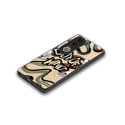 Outta Mind stylish phone case for vivo v50 | glossy glass and slim fit