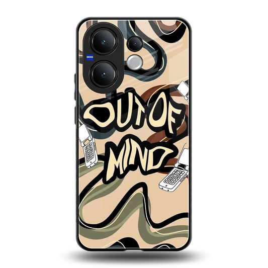 Outta Mind back phone cover | glass case for vivo v60