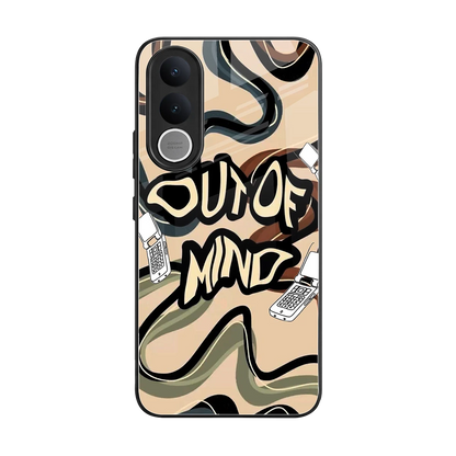 Outta Mind back phone cover | glass case for vivo v70 fe