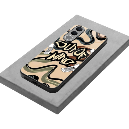Outta Mind stylish phone case for vivo v70 fe | glossy glass and slim fit