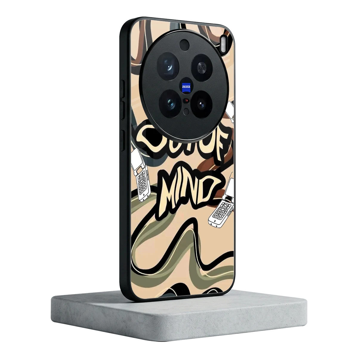 Outta Mind vivo x200 pro mobile cover | shockproof glass phone case