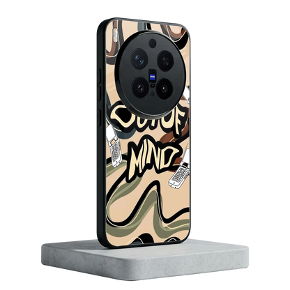 Outta Mind vivo x300 pro mobile cover | shockproof glass phone case