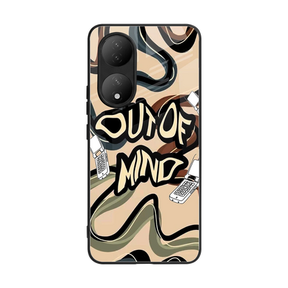 Outta Mind back phone cover | glass case for Vivo-y100