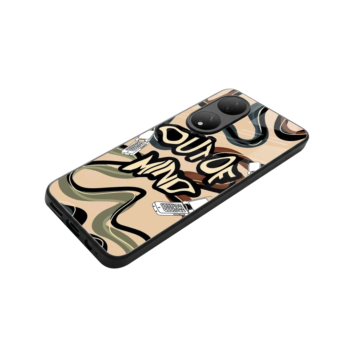 Outta Mind stylish phone case for Vivo-y100 | glossy glass and slim fit