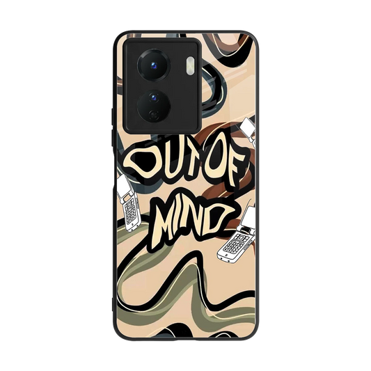 Outta Mind back phone cover | glass case for vivo y16