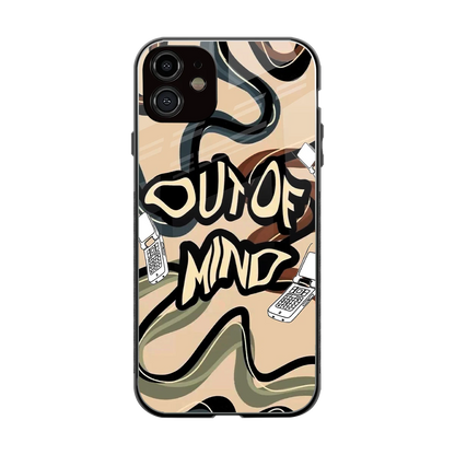 Outta Mind back phone cover | glass case for iphone 12