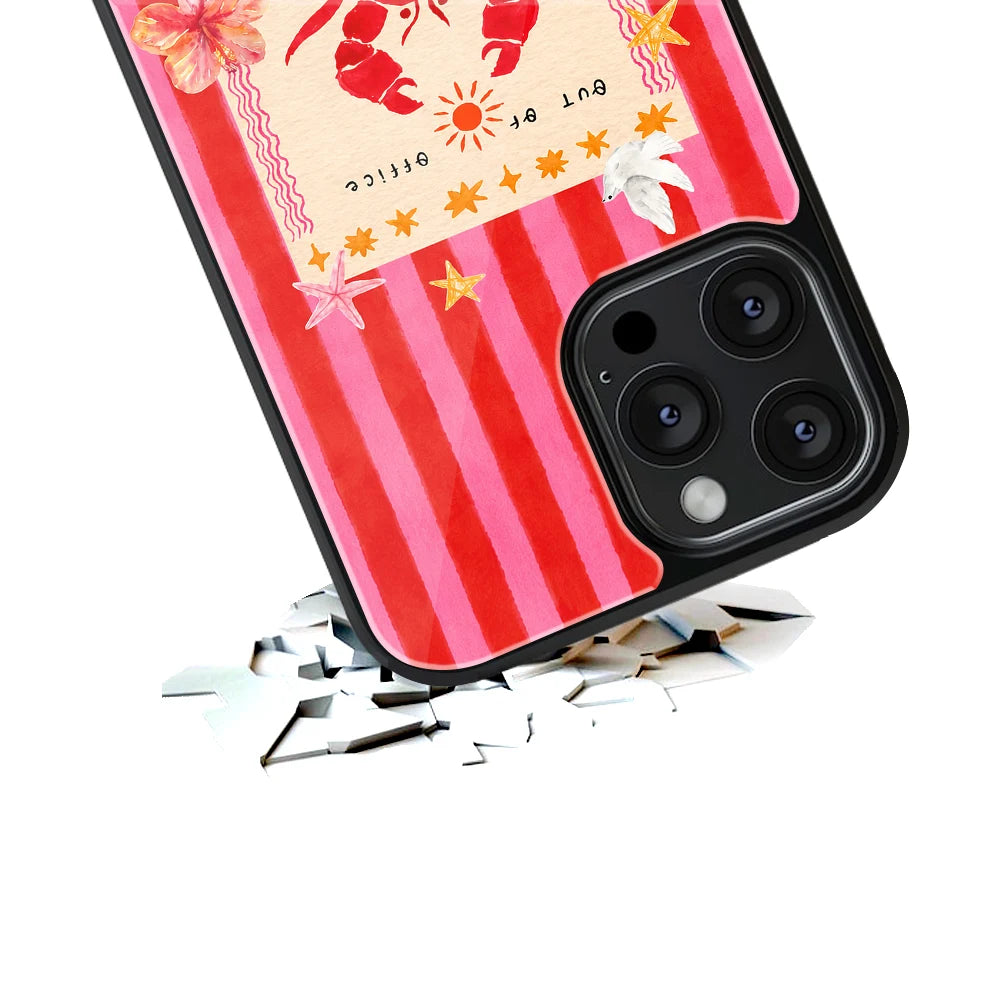 Durable Glass Back Mobile Case for iPhone, Samsung, OnePlus, Google Pixel, Redmi, Vivo, Oppo