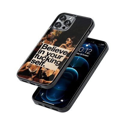 Protective Glass Back Phone Case Compatible with iPhone, Samsung, OnePlus, Pixel & More