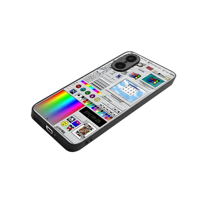 Paint Retro stylish phone case for oneplus nord ce5 5g | glossy glass and slim fit