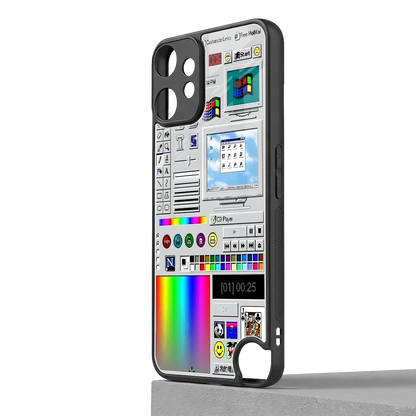 Paint Retro cmf nothing phone 2 pro mobile cover | shockproof glass phone case