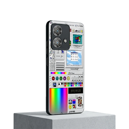 Paint Retro motorola edge 40 neo 5g mobile cover | shockproof glass phone case