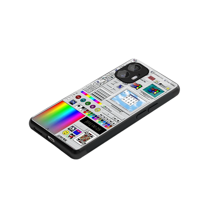 Paint Retro stylish phone case for nothing phone 2 | glossy glass and slim fit