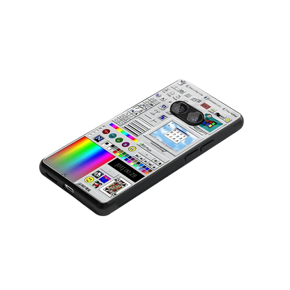Paint Retro stylish phone case for nothing phone 2a | glossy glass and slim fit