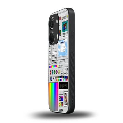 Paint Retro oneplus nord 3 mobile cover | shockproof glass phone case