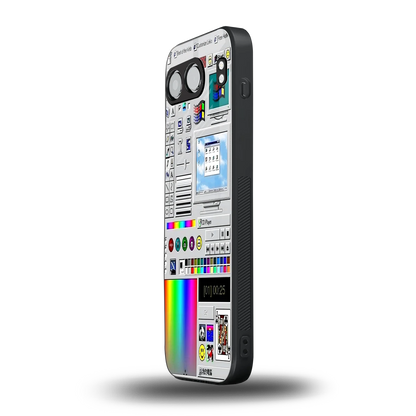 Paint Retro oneplus nord 4 mobile cover | shockproof glass phone case