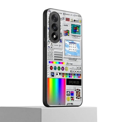 Paint Retro oneplus nord 5 mobile cover | shockproof glass phone case