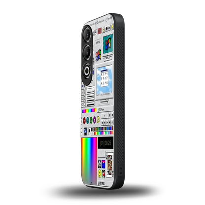 Paint Retro oneplus nord ce 4 mobile cover | shockproof glass phone case