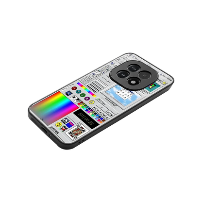 Paint Retro stylish phone case for oppo f29 5g | glossy glass and slim fit